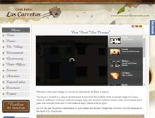 Tablet Screenshot of casarurallascarretas.com